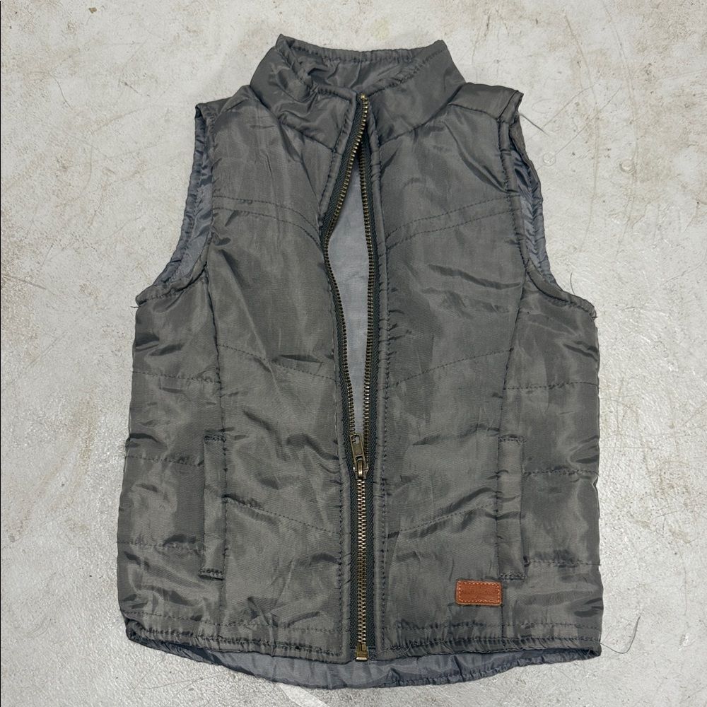 Gray Kids Puffer Vest LIKE NEW Seven Jeans 7 - Puffer Vest 3T